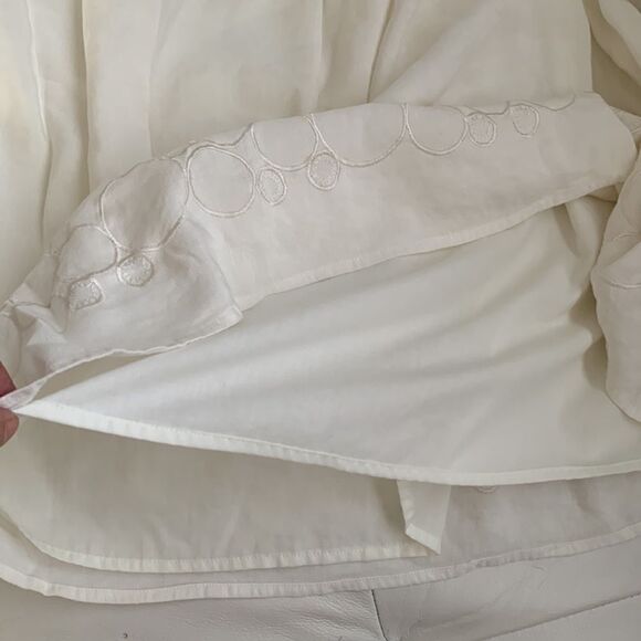 Emma James Linen Blend Blouse/ Skirt Set  Size 12 - Picture 15 of 16